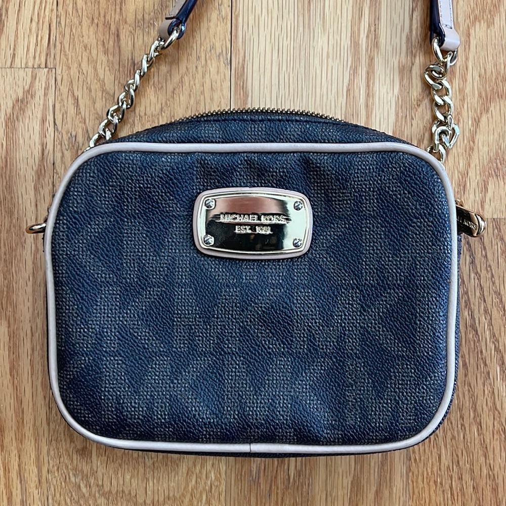 Michael Kors Mini Crossbody Brown & Beige